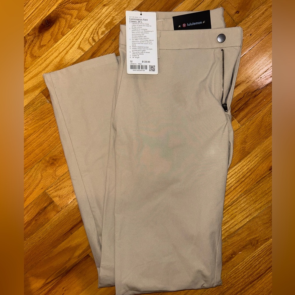 NWT Lululemon Commission Pants